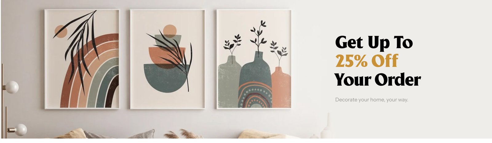 Original artwork in everyday homes